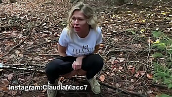 Wandering In The Woods Leads To Intense Outdoor Fucking And Cumshot