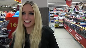 Lucy Gets Naughty In The Aisles - A Public Anal Adventure