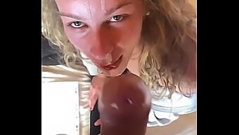 Mike Angelo'S 18-Year-Old Girlfriend Gives Him A Deepthroat Blowjob Before Work