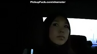 18+ Teen Gets Picked Up For Hardcore Sex With Asian Babe At Night