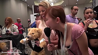 Piersiasta Nastolatka Britney Amber I Teddylovebear Występują W Amatorskiej Wystawie Na Ae Expo..