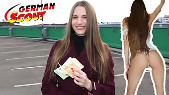 German Teen Scout Stella Engages In Sexual Acts For Money During A Public Pickup