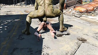 Fallout 4 Animoitu Hentai, Jossa Esiintyvät Elie Ja Supermutants