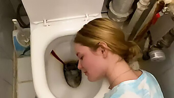 Schoolgirl Gets Peed On And Facialized With Cum