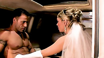 Blonde Seductress Gets Naughty In A Limo With Roge Ferro And Fernandinha Fernandes