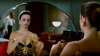 Penelope Cruz Flaunts Her Natural Big Boobs In 