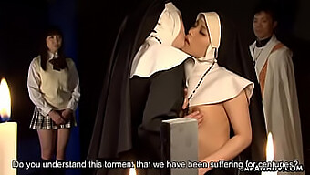 Two Oriental Nuns Engage In Lesbian Sex