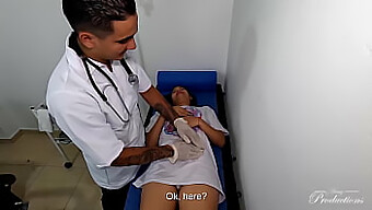 A Doctor'S Visit For Stomach Pain Turned Into A Satisfying Anal Encounter With A Latina Patient And Blowjob