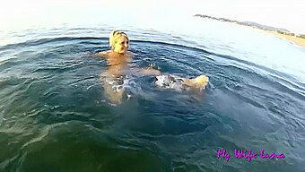 A Couple Enjoys A Steamy Morning Romp On The Beach In Frejus In The Summer Of 2018