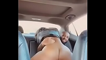 A Curvy Black Woman Enjoys A Sensual Ride